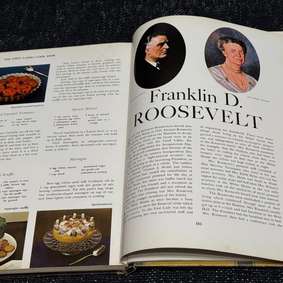 The First Ladies Cook Book (Washington to Johnson) Hardcover, Vintage 1965 - Picture 13 of 16